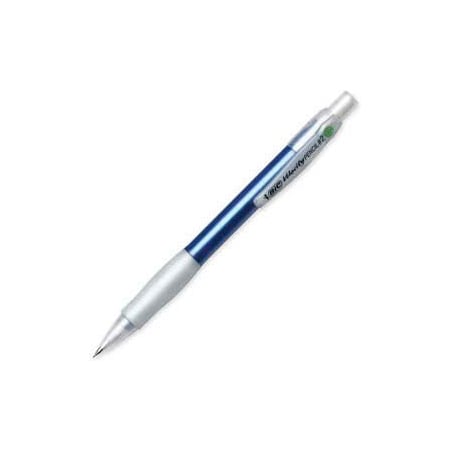 Bic Bic Velocity Mechanical Pencil, Refillable, Rubber Grip, 0.7mm, Blue Barrel, Dozen MV711BK
